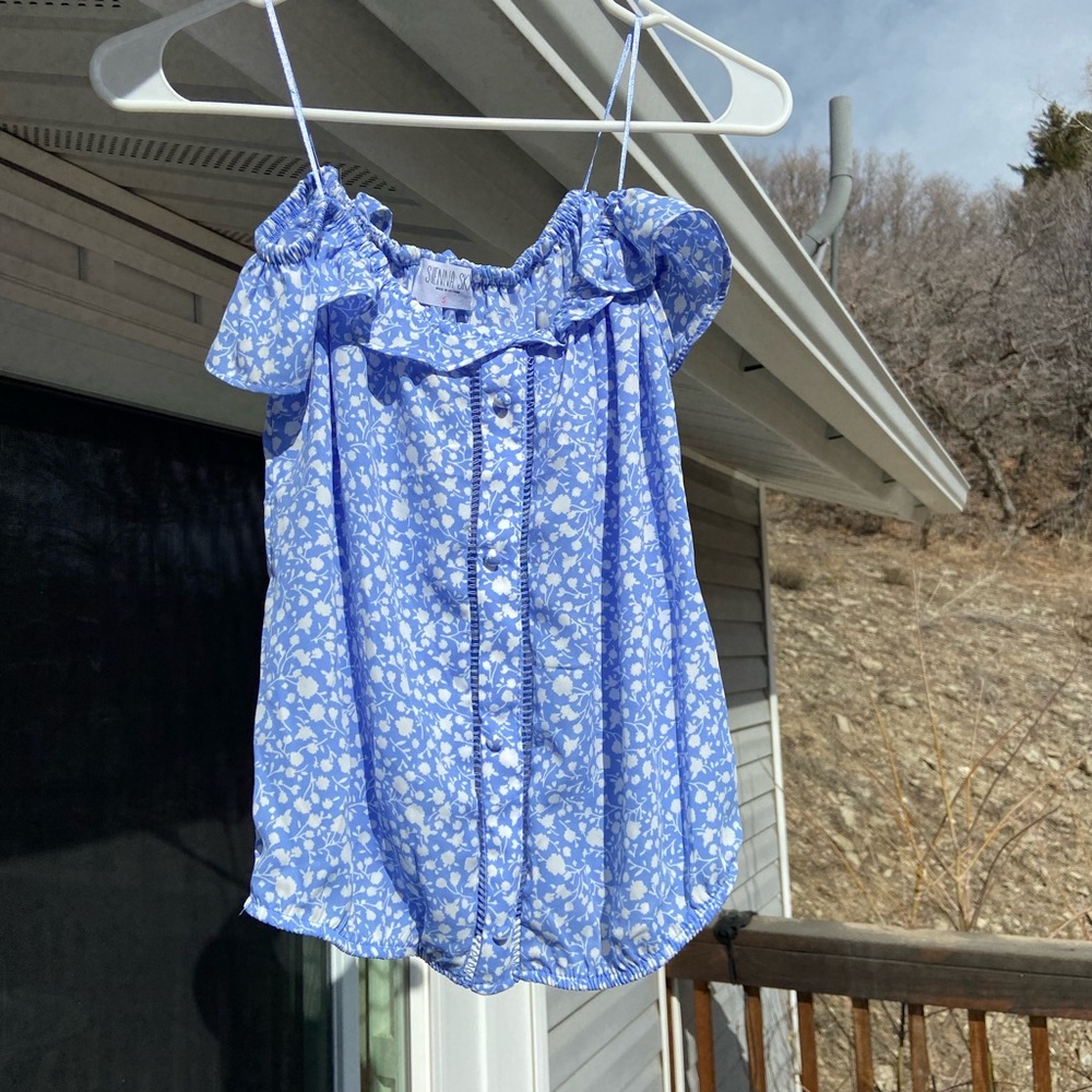 Off the shoulder floral top